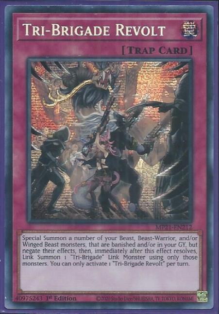 Yugioh - Tri-Brigade Revolt *Prismatic Secret Rare* MP21-EN212 (NM)