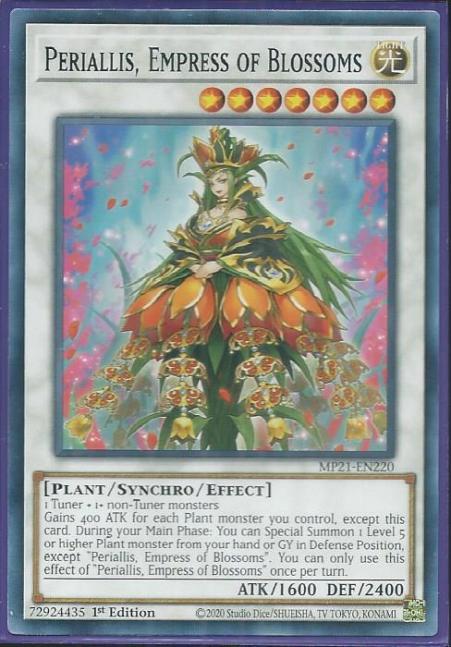 Yugioh - Periallis, Empress of Blossoms *Common* MP21-EN220 (NM/M)