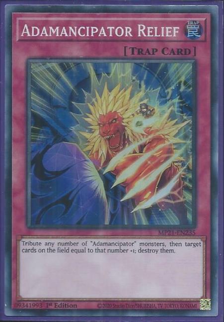 Yugioh - Adamancipator Relief *Super Rare* MP21-EN235 (NM/M)