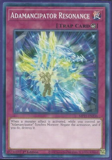 Yugioh - Adamancipator Resonance *Common* MP21-EN236 (NM/M)