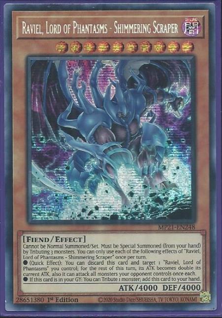 Yugioh - Raviel, Lord of Phantasms - Shimmering Scraper *PScr* MP21-EN248 (NM/M)