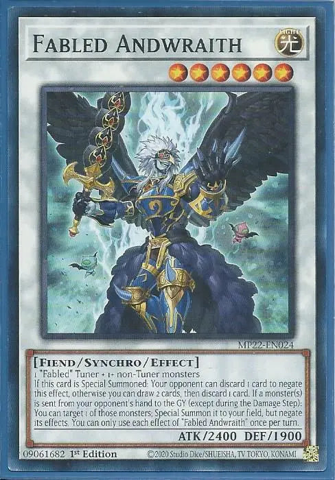 Yugioh - Fabled Andwraith *Common* MP22-EN024 (NM/M)