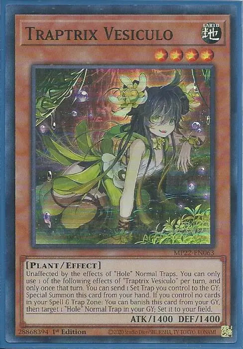 Yugioh - Traptrix Vesiculo *Super Rare* MP22-EN063 (NM/M)