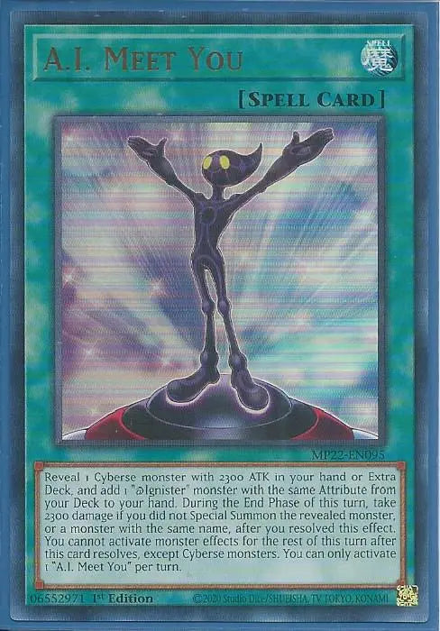 Yugioh - A.I. Meet You *Ultra Rare* MP22-EN095 (NM/M)