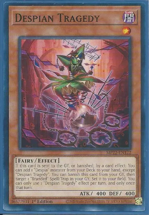 Yugioh - Despian Tragedy *Common* MP22-EN122 (NM/M)