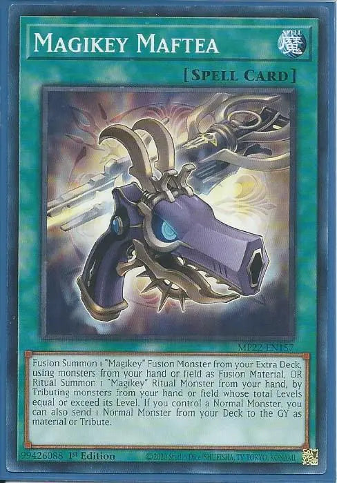 Yugioh - Magikey Maftea *Common* MP22-EN157 (NM/M)