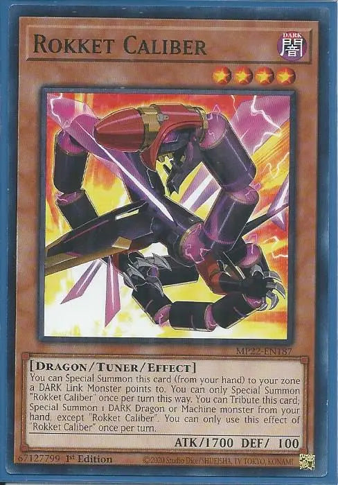 Yugioh - Rokket Caliber *Common* MP22-EN187 (NM/M)