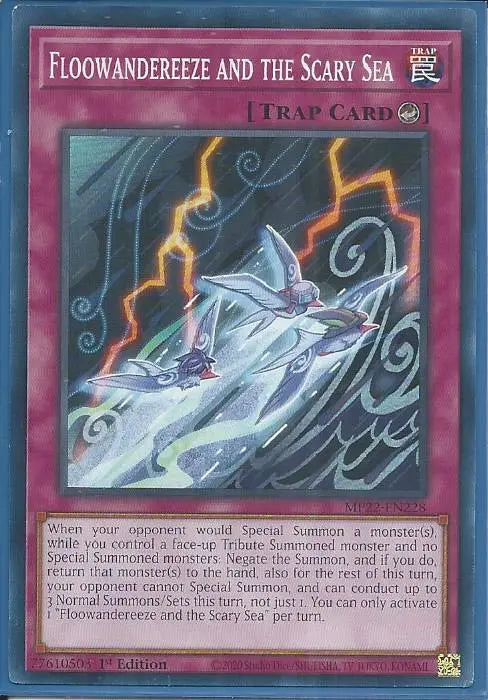 Yugioh - Floowandereeze and the Scary Sea *Common* MP22-EN228 (NM/M)