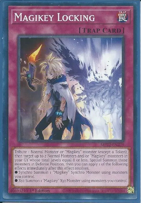 Yugioh - Magikey Locking *Common* MP22-EN229 (NM/M)