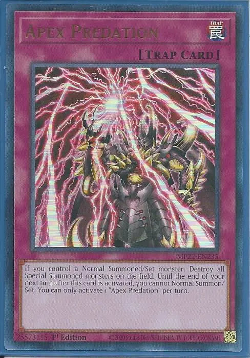 Yugioh - Apex Predation *Ultra Rare* MP22-EN235 (NM/M)