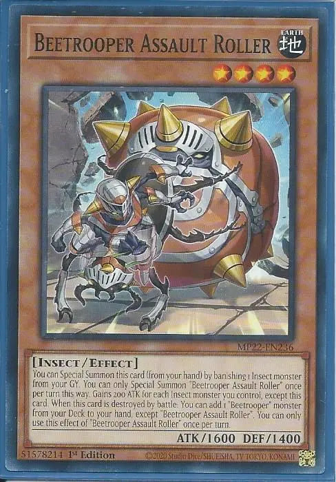 Yugioh - Beetrooper Assault Roller *Common* MP22-EN236 (NM/M)