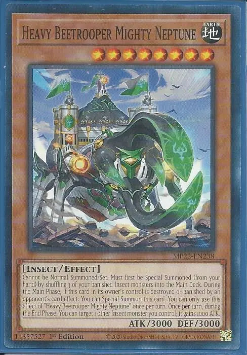 Yugioh - Heavy Beetrooper Mighty Neptune *Common* MP22-EN238 (NM/M)