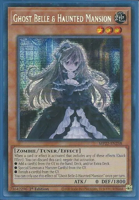 Yugioh - Ghost Belle & Haunted Mansion *PScr* MP22-EN258 (NM/M)