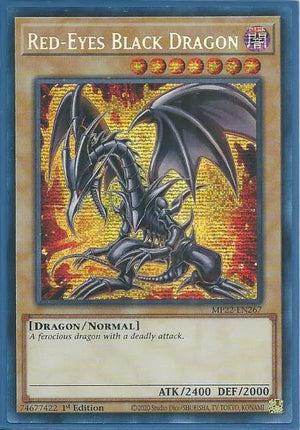 Yugioh - Red-Eyes Black Dragon *Prismatic Secret Rare* MP22-EN267 (NM/M)