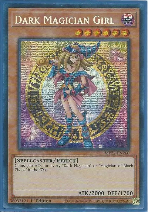 Yugioh - Dark Magician Girl *Prismatic Secret Rare* MP22-EN268 (NM/M)