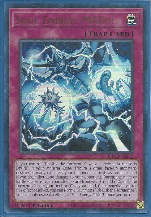 Yugioh - Soul Energy MAX!!! *Ultra Rare* MP22-EN272 (NM/M)