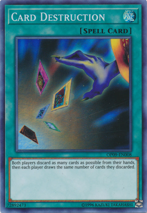 Yugioh - Card Destruction *Super Rare* OP09-EN008 (NM)