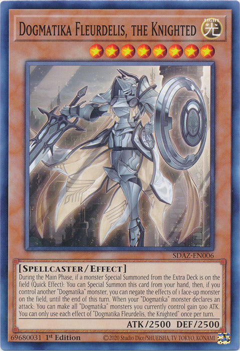 Yugioh - Dogmatika Fleurdelis, the Knighted *Common* SDAZ-EN006 (NM/M)