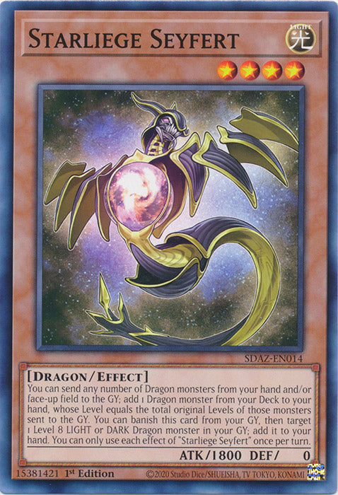 Yugioh - Starliege Seyfert *Common* SDAZ-EN014 (NM)