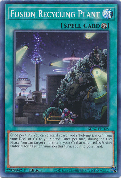 Yugioh - Fusion Recycling Plant *Common* SDAZ-EN025 (NM/M)