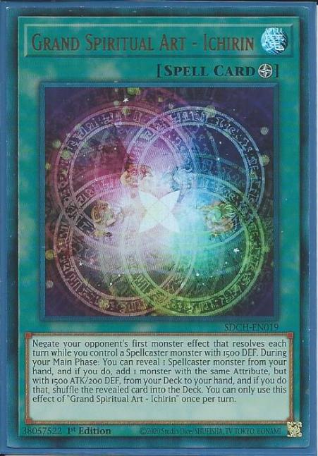 Yugioh - Grand Spiritual Art - Ichirin *Ultra Rare* SDCH-EN019 (NM/M)