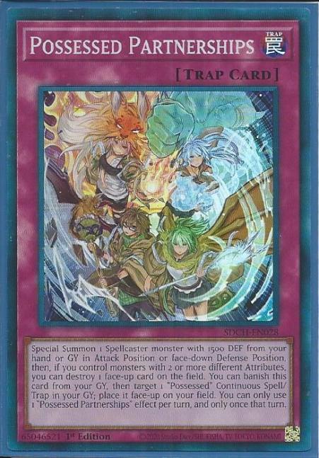 Yugioh - Possessed Partnerships *Super Rare* SDCH-EN028 (NM/M)