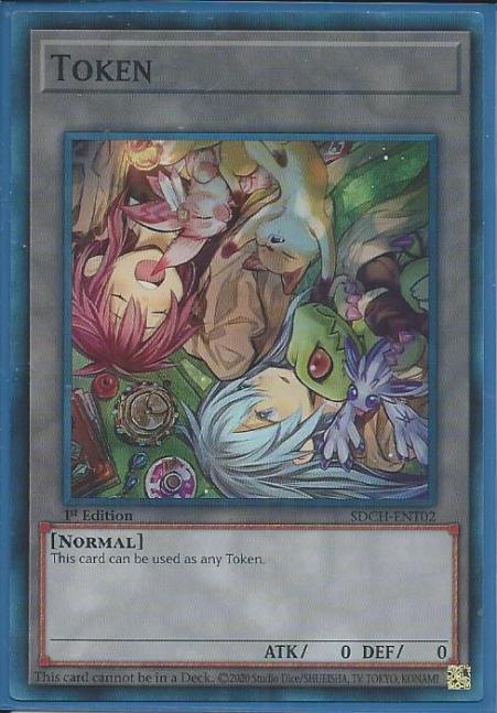 Yugioh - Hiita & Eria Token *Super Rare* SDCH-ENT02 (NM)