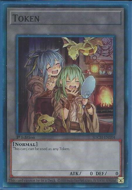 Yugioh - Eria & Wynn Token *Super Rare* SDCH-ENT04 (NM)