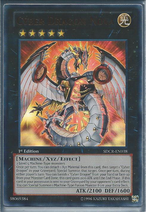 Yugioh - Cyber Dragon Nova *Ultra Rare* SDCR-EN038 (NM)