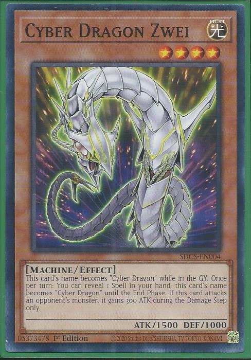 Yugioh - Cyber Dragon Zwei *Common* SDCS-EN004 (NM/M)