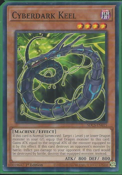 Yugioh - Cyberdark Keel *Common* SDCS-EN015 (NM/M)