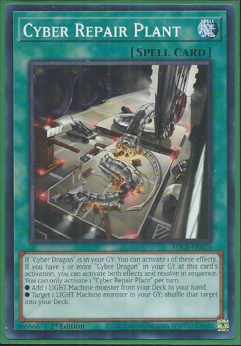 Yugioh - Cyber Repair Plant *Common* SDCS-EN024 (NM/M)