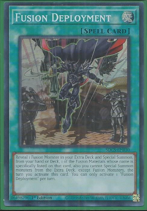 Yugioh - Fusion Deployment *Super Rare* SDCS-EN030 (NM/M)