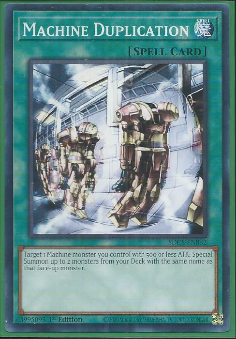 Yugioh - Machine Duplication *Common* SDCS-EN032 (NM/M)