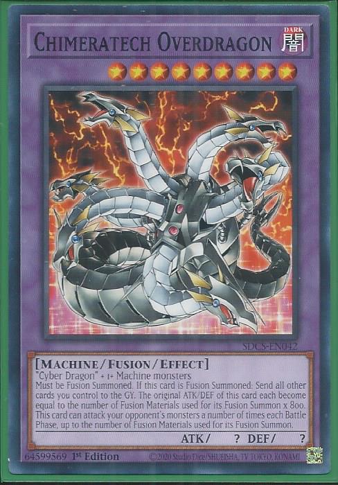 Yugioh - Chimeratech Overdragon *Common* SDCS-EN042 (NM/M)