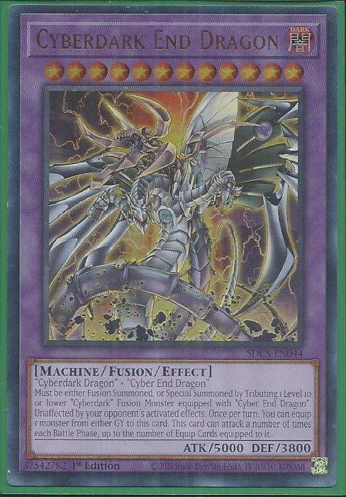 Yugioh - Cyberdark End Dragon *Ultra Rare* SDCS-EN044 (NM/M)