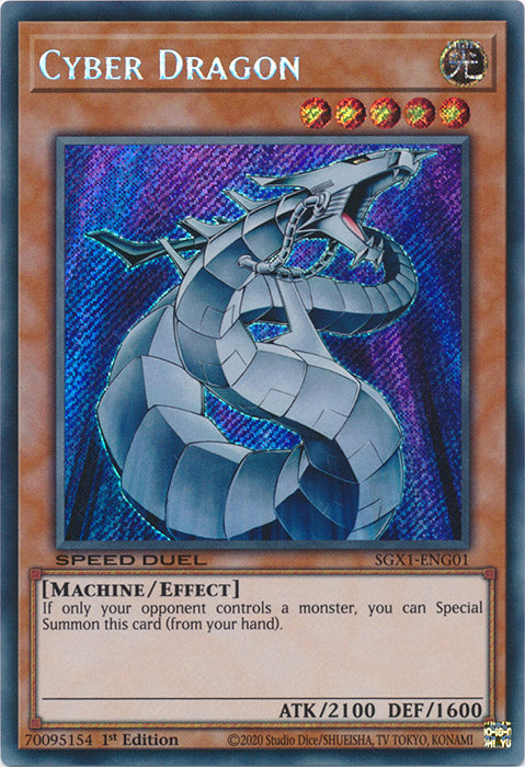 Yugioh - Cyber Dragon *Secret Rare* SGX1-ENG01 (NM)