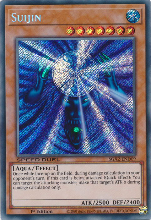 Yugioh - Suijin *Secret Rare* SGX2-END09 (NM)