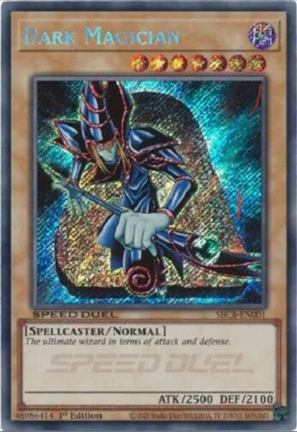 Yugioh - Dark Magician *Secret Rare* SBCB-EN001 (NM/M)