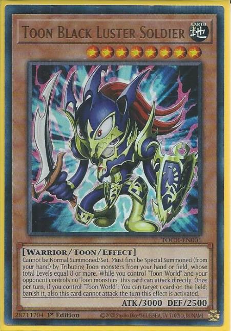 Yugioh - Toon Black Luster Soldier *Ultra Rare* TOCH-EN001 (NM/M)