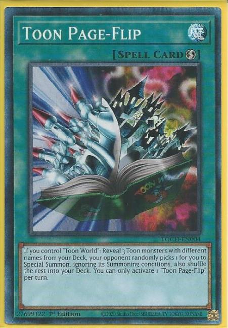 Yugioh - Toon Page-Flip *Ultra Rare* TOCH-EN004 (NM/M)