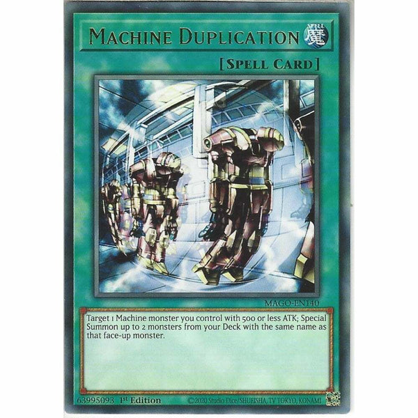 Yugioh - Machine Duplication *Rare* MAGO-EN140 (NM)