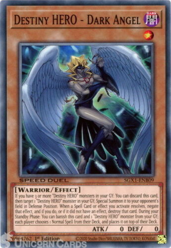 Yugioh - Destiny HERO - Dark Angel *Common* SGX1-ENB09 (NM/M)