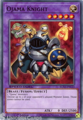 Yugioh - Ojama Knight *Common* SGX1-ENC23 (NM/M)